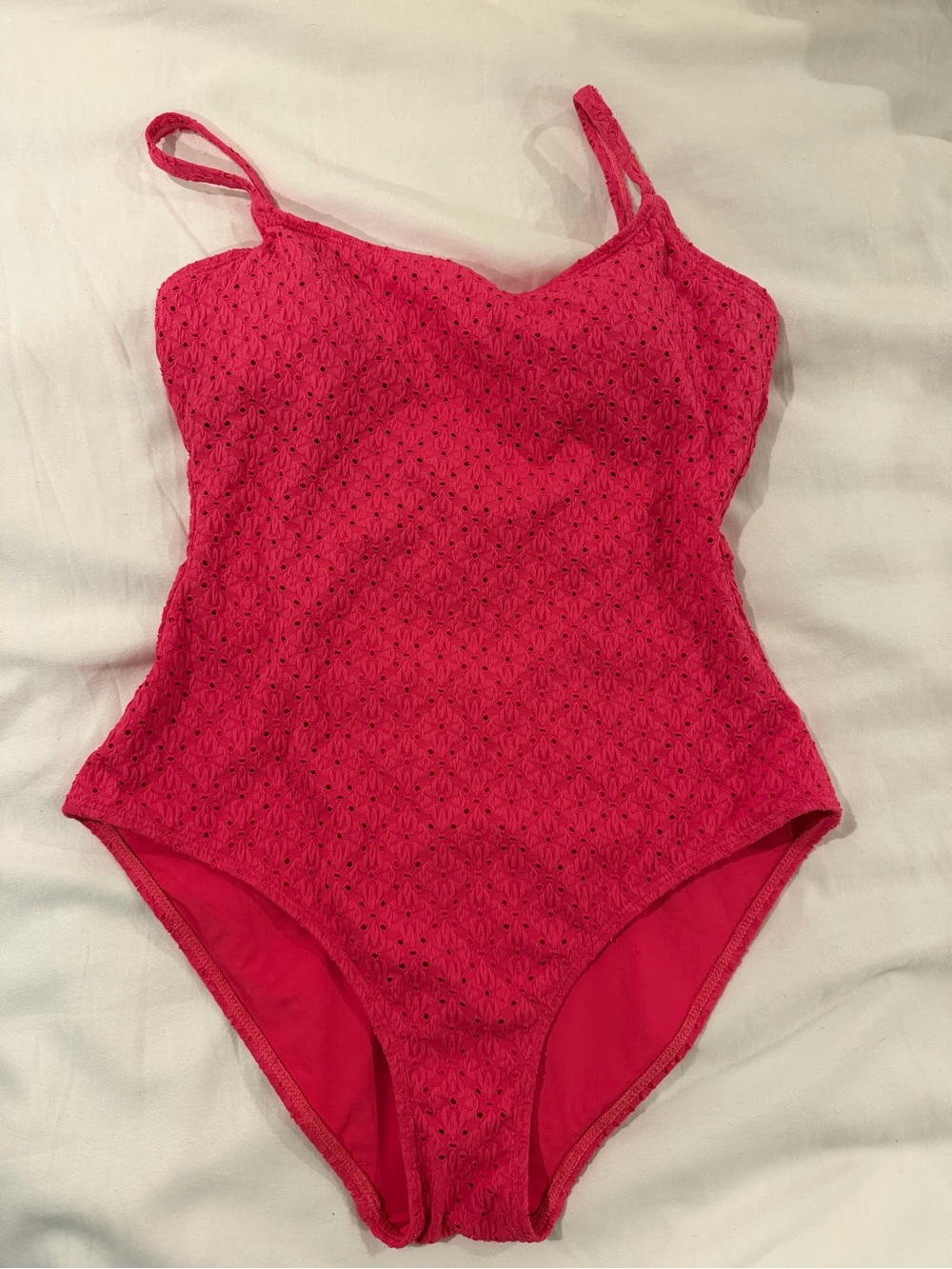 Andie Pink One Piece Swim SAMPLE Small